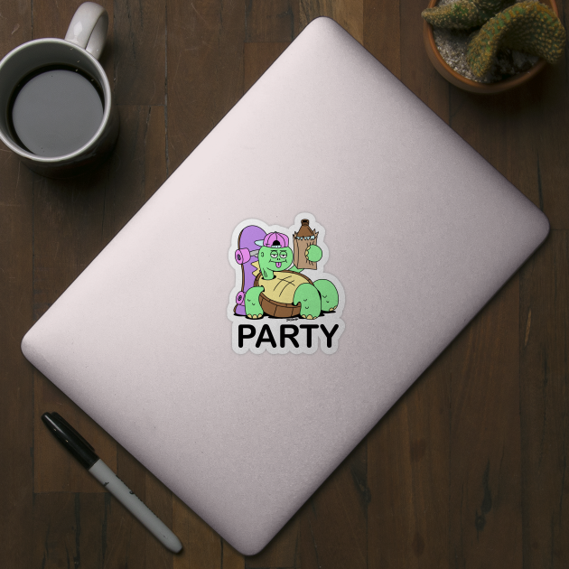 PARTY TURTLE by Joey Souza